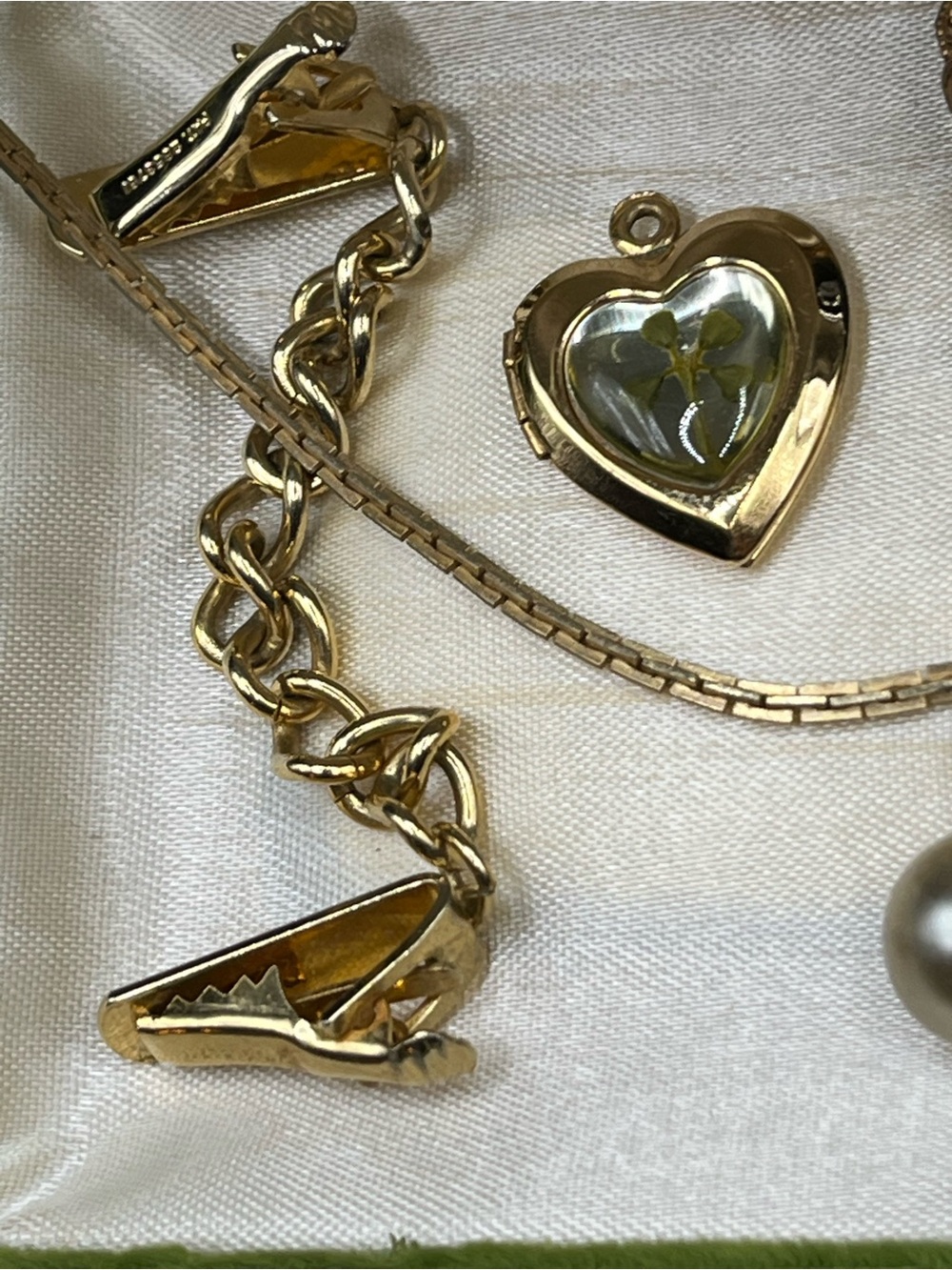 Vintage Antique Junk Drawer Jewelry Lot - repair, repurpose GF - Picture 6 of 10